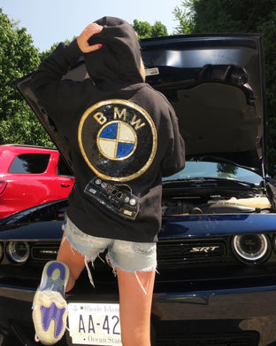 Sequin Car Hoodie Beemer