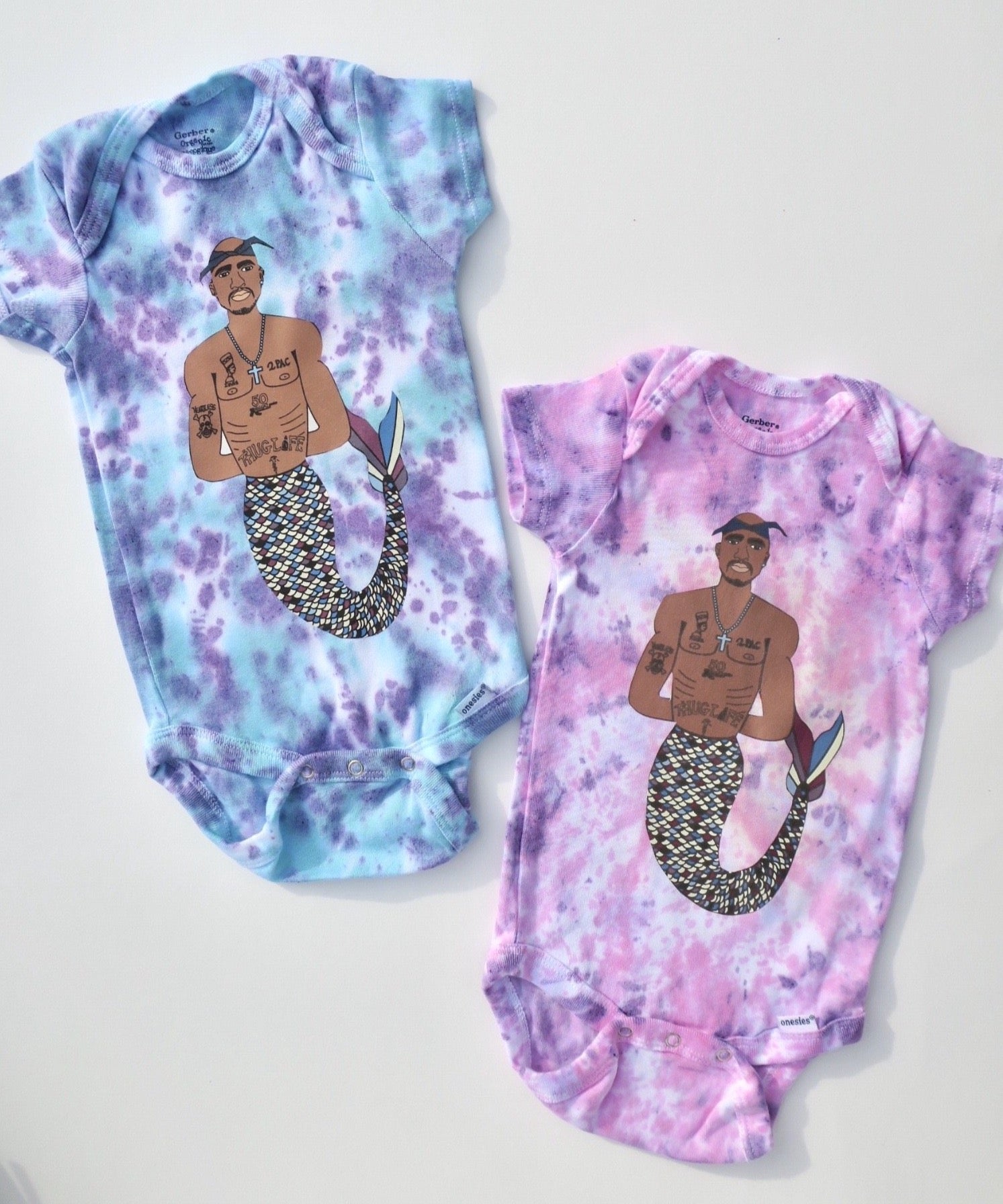 Tupac Mermaid Onesie