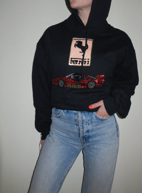Sequin Car Hoodie Rarri