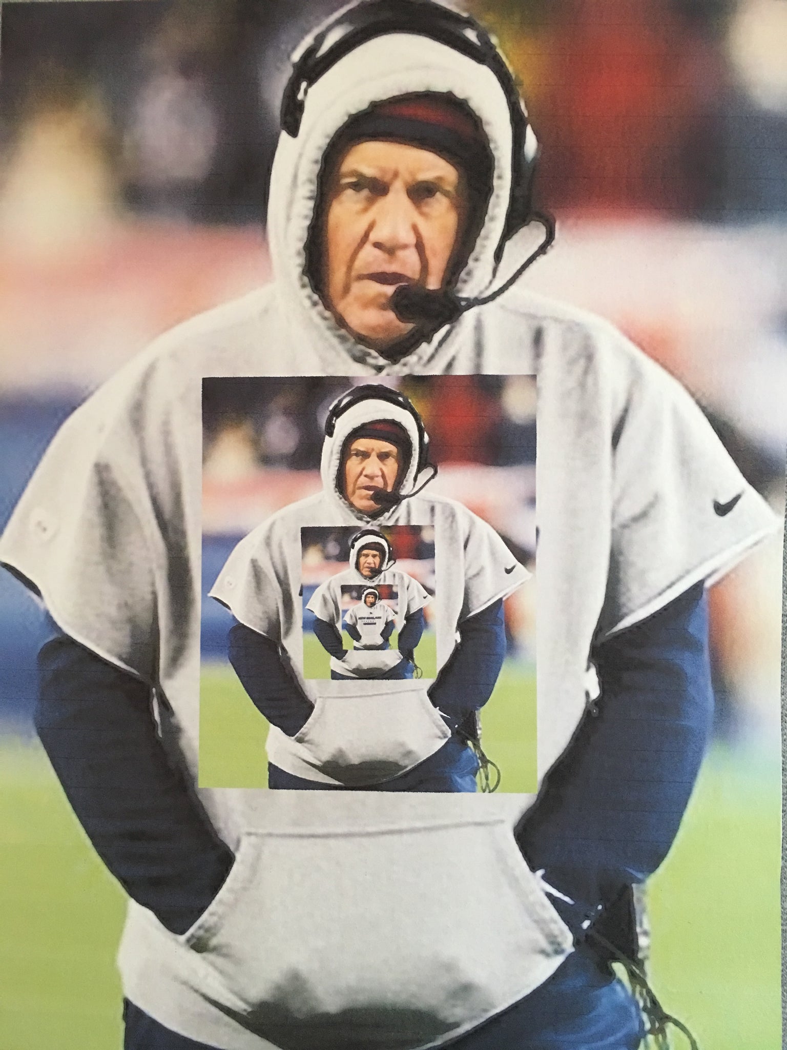 Bill Belichick Wearing A Hoodie Wearing A Hoodie Hoodie – Wild