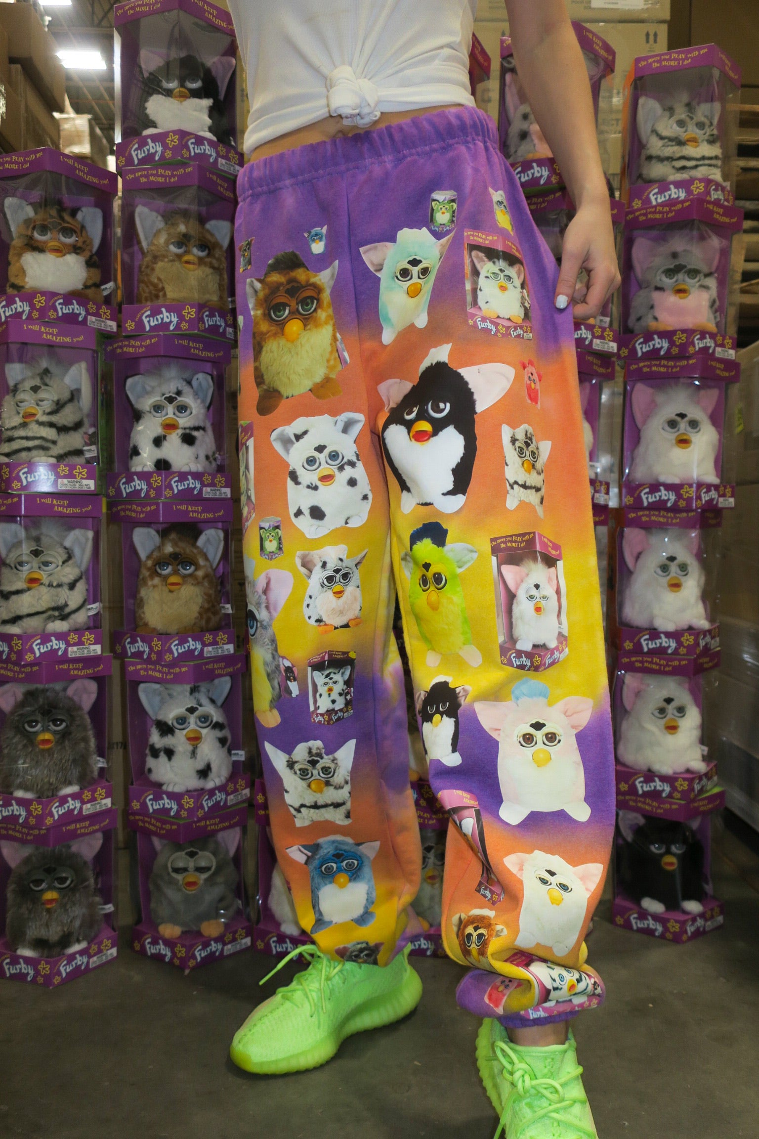 【U LAN】Furby Pintuck Denim String Pants ファービーピンタックデニムストリングパンツ - ULAN | 60
