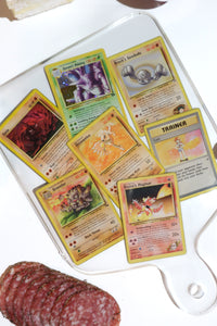 Pokémon card Charcuterie Board